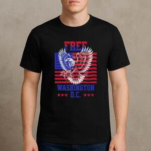 Free-Washington-D.C.-T-Shirt-–-Patriotic-Eagle-DC-Statehood-Tee-US