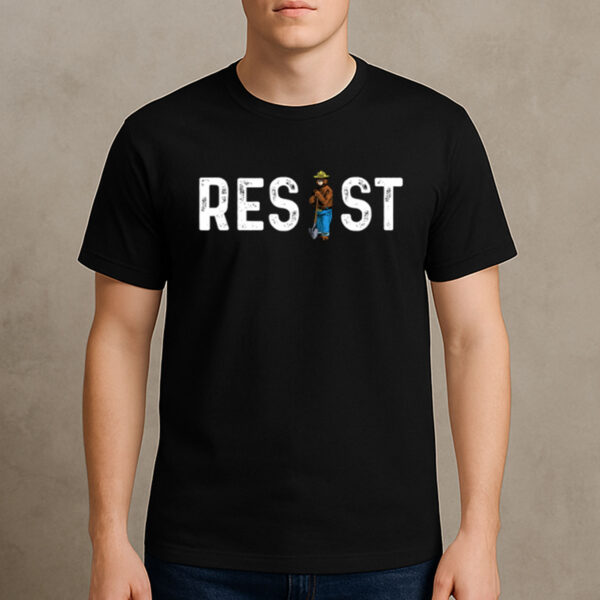 Fun-Resist-National-Park-T-Shirt-–-Smokey-Bear-Activist-Tees