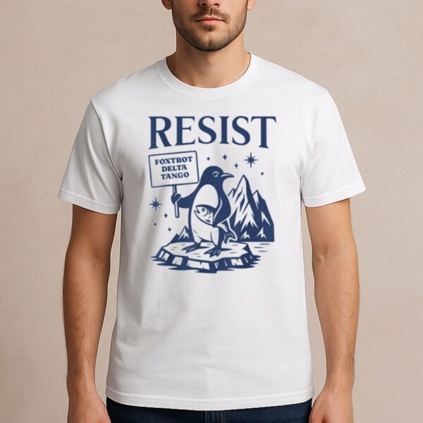 Funny-Flippers-Up-Resist-–-Penguins-Protest-Activist-Tee-US