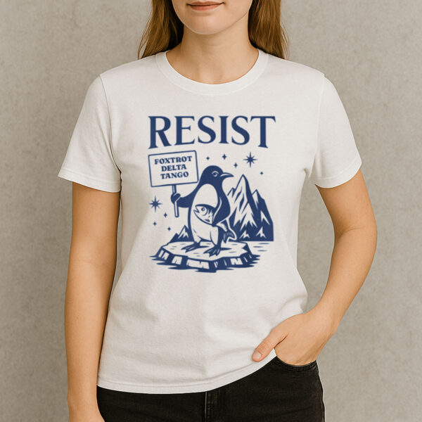 Funny-Flippers-Up-Resist-–-Penguins-Protest-Activist-Tee-USA