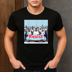 Funny-Penguin-Resist-Make-Fish-Cheap-Again-Tee-USA