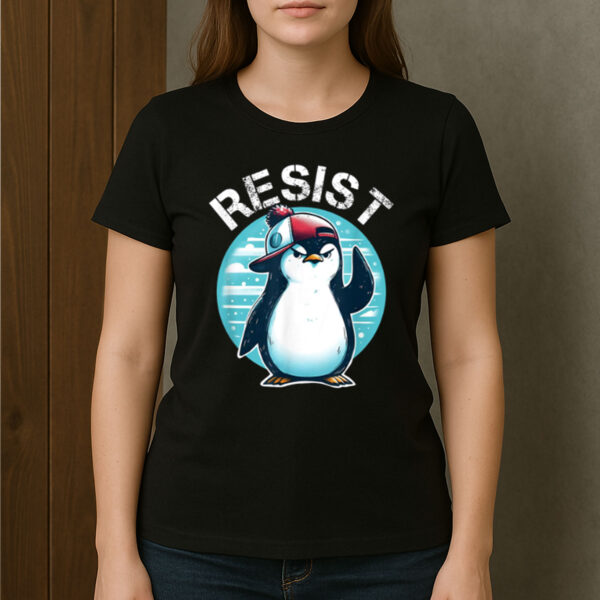 Funny-Penguin-Resist-Tariff-Political-Satire-Tee-US