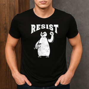 Funny-Penguin-Resist-–-Vintage-Protest-Against-Tariffs-Tee