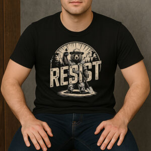 Funny-Resist-National-Park-T-Shirt-–-Smokey-Bear-Activist-Tee