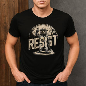 Funny-Resist-National-Park-T-Shirt-–-Smokey-Bear-Activist-Tee-USA