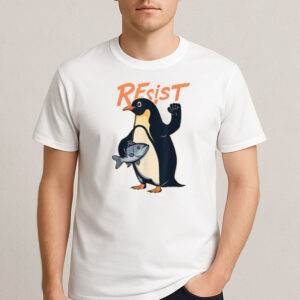 Funny-Resist-Penguin-–-Anti-Tariffs-Political-Protest-Tee-US