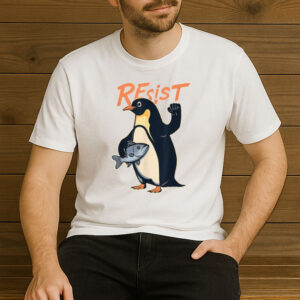 Funny-Resist-Penguin-–-Anti-Tariffs-Political-Protest-Tee-USA