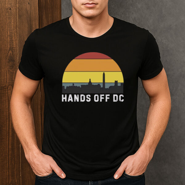Hands-Off-DC-Retro-Skyline-Protest-T-Shirt-–-Statehood-&-Rightss