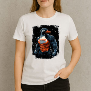 Muscular-Penguin-Resist-Tariffs-Activism-T-shirt-USA