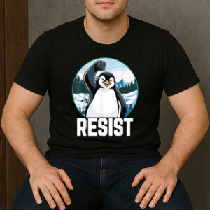 Penguin-Funny-Resist-Tariffs-T-Shirt-–-Political-Humor-Graphic-Tee