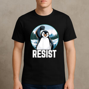 Penguin-Funny-Resist-Tariffs-T-Shirt-–-Political-Humor-Graphic-Tee-US