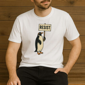 Penguin-RESIST-Funny-Political-Activism-Protest-T-Shirt
