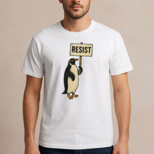 Penguin-RESIST-Funny-Political-Activism-Protest-T-Shirt-US