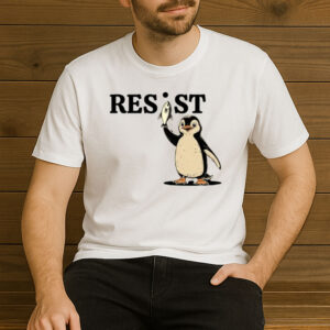 Penguin-Resist-Shirt-–-Cute-Activist-Graphic-Protest-Tee