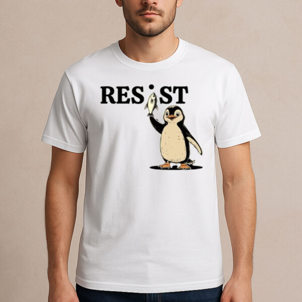 Penguin-Resist-Shirt-–-Cute-Activist-Graphic-Protest-Tee-US