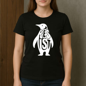 Penguin-Resist-T-Shirt-–-Funny-Minimalist-Animal-Activist-Tee-US
