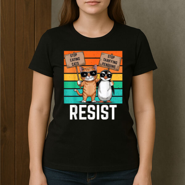 Penguin-Resist-Tariffs-USA-T-Shirt-–-Funny-Animal-Political-Tees