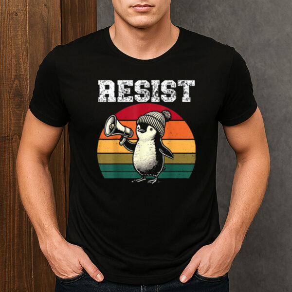 Penguin-Resist-–-Flippers-Up-Tariff-Protest-Meme-Tee-USA