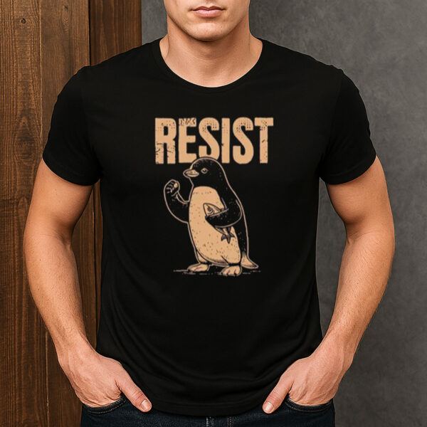 Penguins-Resist-Shirt-–-Cute-Animal-Activism-Protest-Tee