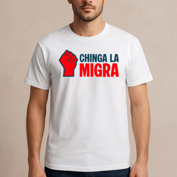 Power-in-Protest-Chinga-La-Migra-T-Shirt-–-Immigrant-Rights-Activist-Tee
