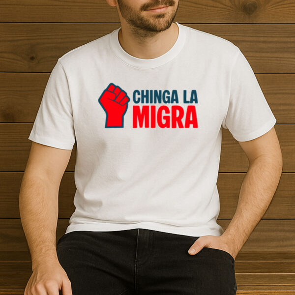 Power-in-Protest-Chinga-La-Migra-T-Shirt-–-Immigrant-Rights-Activist-Tee-US