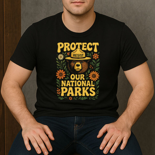 Protect-Our-National-Parks-–-Retro-Resist-Bear-Tee-USA