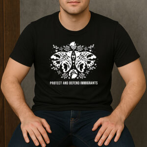Protect-and-Defend-Immigrants-Shirt-–-Dove-&-Floral-Graphic-Tee-US