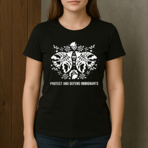 Protect-and-Defend-Immigrants-Shirt-–-Dove-&-Floral-Graphic-Tee-USA
