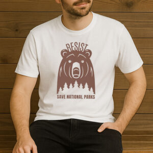 RESIST-Bear-Save-National-Parks-Environmental-T-Shirt