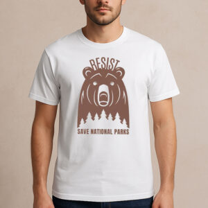 RESIST-Bear-Save-National-Parks-Environmental-T-Shirt-US