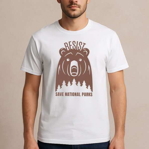 RESIST-Bear-Save-National-Parks-Environmental-T-Shirt-US