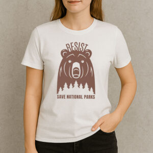 RESIST-Bear-Save-National-Parks-Environmental-T-Shirt-USA