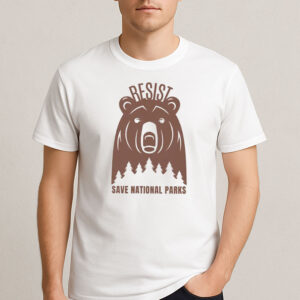 RESIST-Bear-Save-National-Parks-Environmental-T-Shirts
