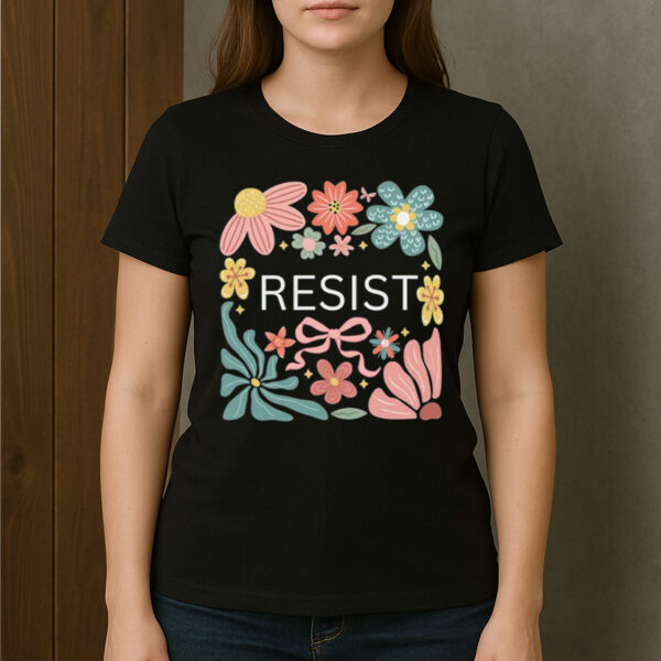 RESIST-Floral-Pastel-Feminist-Activism-Protest-T-Shirt-US