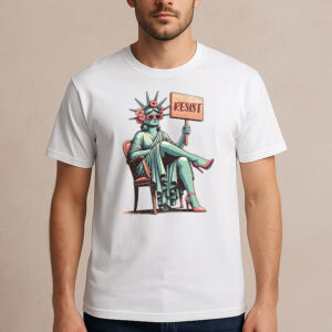 RESIST-Glam-Statue-of-Liberty-Feminist-Activism-T-Shirts