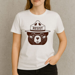 RESIST-Ranger-Bear-National-Park-Activism-T-Shirt-USA