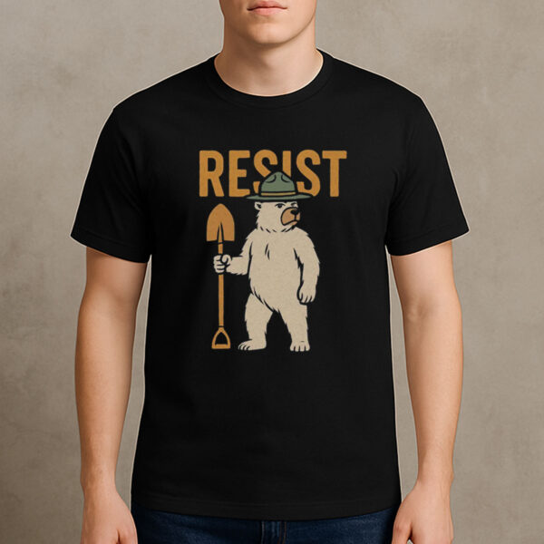 RESIST-Smokey-Bear-Ranger-Protest-Activism-T-Shirts