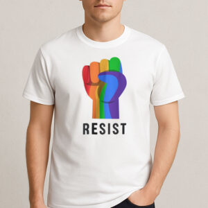 Rainbow-Fist-Resist-T-Shirt-–-LGBTQ+-Pride-&-Equality-Activism-Tee-US