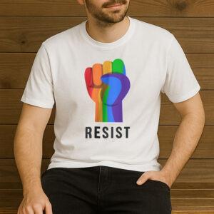Rainbow-Fist-Resist-T-Shirt-–-LGBTQ+-Pride-&-Equality-Activism-Tee-USA
