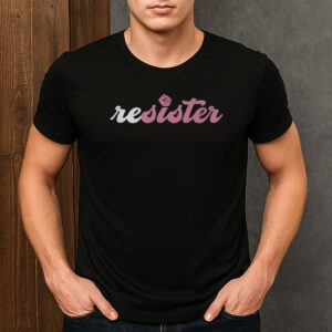 ReSister-Feminist-Activist-Fist-Graphic-T-Shirt-USA