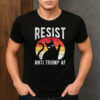 Resist-Anti-Trump-Cat-AF-Retro-Protest-T-shirt-USA