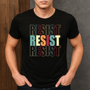 Resist-Anti-Trump-Retro-T-Shirt-–-Bold-Political-Activist-Tee