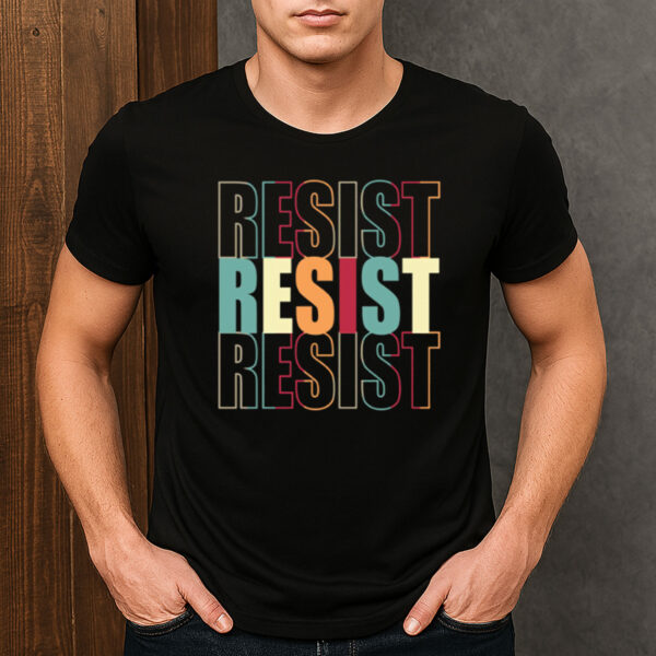 Resist-Anti-Trump-Retro-T-Shirt-–-Bold-Political-Activist-Tee