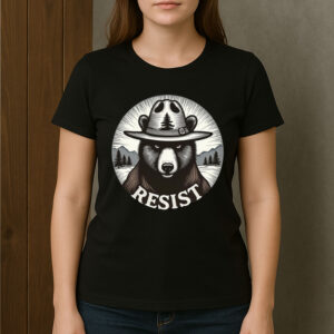 Resist-Bear-Smokey-T-Shirt-–-Wilderness-Protest-Graphic-Tees