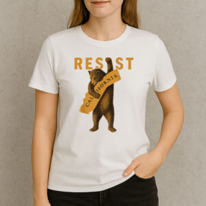 Resist-California-Bear-T-Shirt-–-Political-West-Coast-Activist-Tee