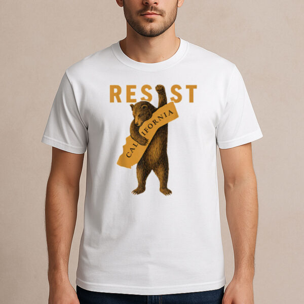 Resist-California-Bear-T-Shirt-–-Political-West-Coast-Activist-Tees