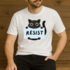 Resist-Cat-T-Shirt-–-Cute-Black-Cat-Activist-Graphic-Tee-USA