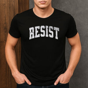 Resist-Distressed-College-Style-Political-Protest-Tee-USA