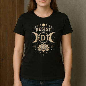 Resist-FDT-Moon-Lotus-Shirt-–-Political-Protest-Tee-US