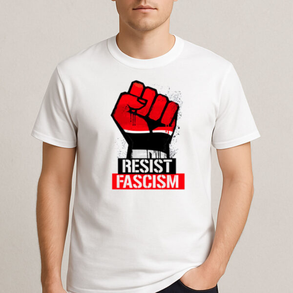 Resist-Fascism-Classic-T-Shirt-–-Political-Activist-Protest-Tees